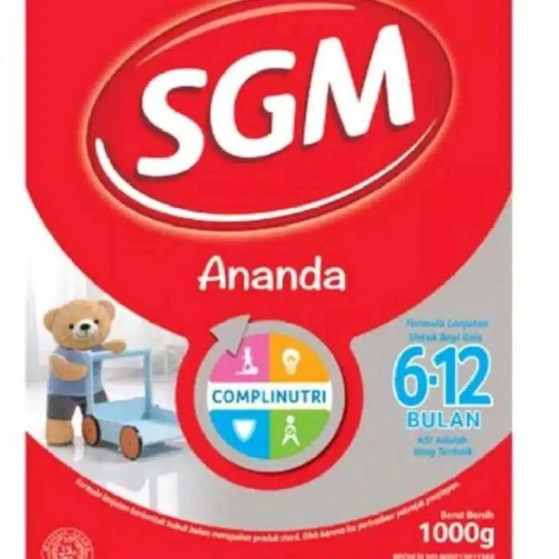 susu bubuk SGM ananda 6-12 bln