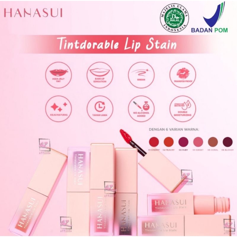 Hanasui Liptintdorable BPOM ORIGINAL PRODUK