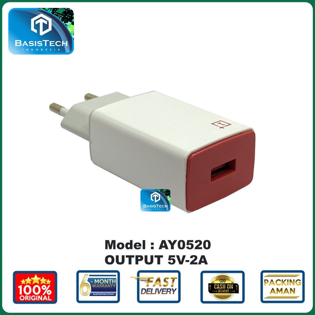 ADAPTER CHARGER ONE PLUS AY0520 2A FAST CHARGING ORIGINAL QUALITY