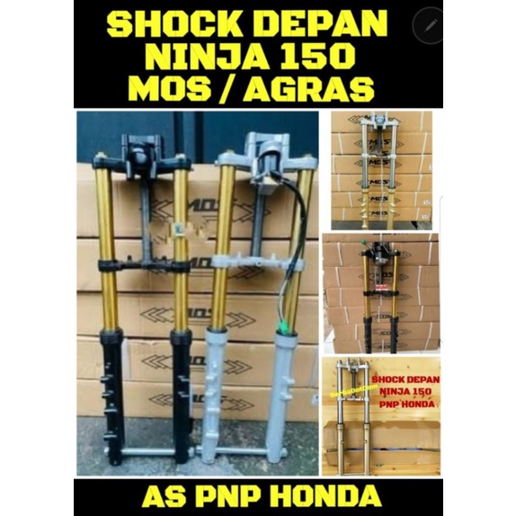 SHOCK SKOK DEPAN NINJA 150 MOS T PNP HONDA TIGER AS GOLD CROOM MOS AGRAS ORIGINAL NINJA150 CB GL MEG