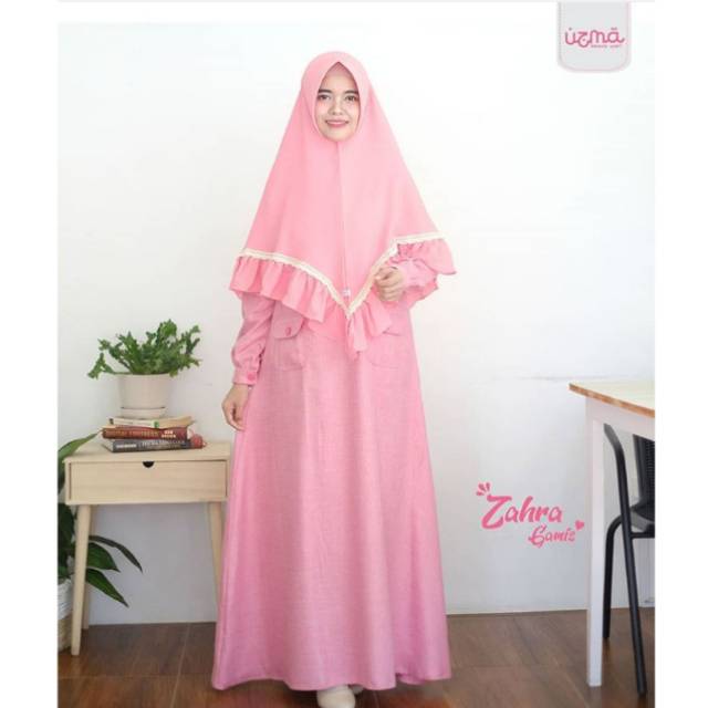 Gamis Zara Dewasa/Busana ORI tidak menerawang