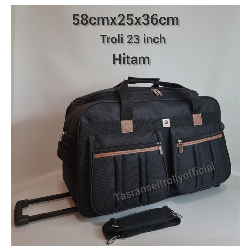 Tas Pakaian Troli Polo Interclub 58cmx25x36cm ukuran 23 inch original.