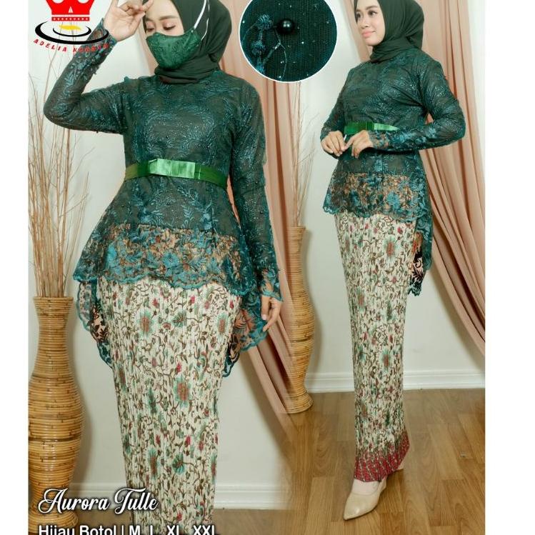 Terbaru.. COD Stelan Kebaya Modern Tille Aurora / Kebaya wisuda / Kebaya tunangan / lamaran / Kebaya