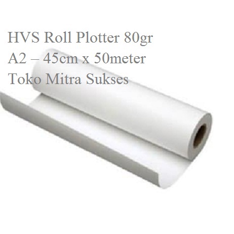 

Promo Kertas HVS Roll Plotter 80gsm 45cm x 50meter