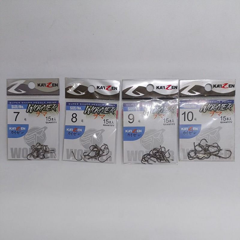 Mata kail pancing Kaizen wormer no:7,8,9,10