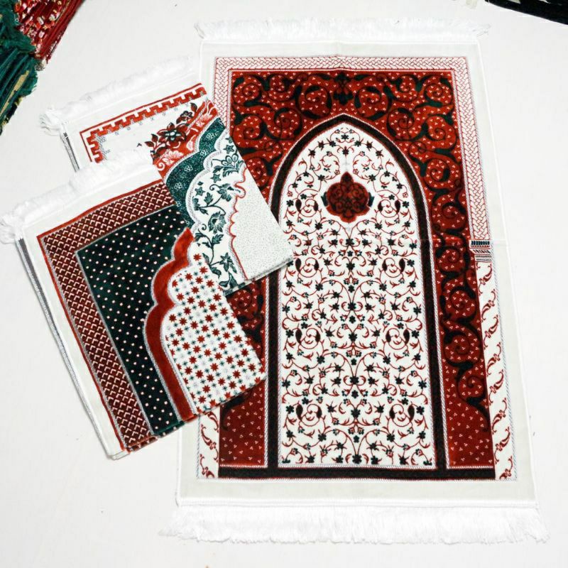 Sajadah turki premium Sajadah safatex bludru halus