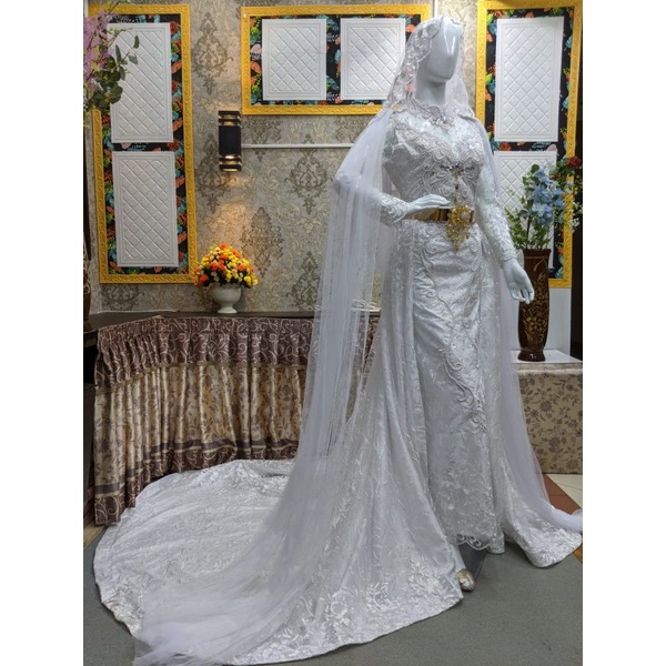 CAUPLE SLIM  WEDDING DRESS / SALE GAUN PENGANTIN /GAUN PENGANTIN MODERN | GAWN AKAD/GAUN BARBY