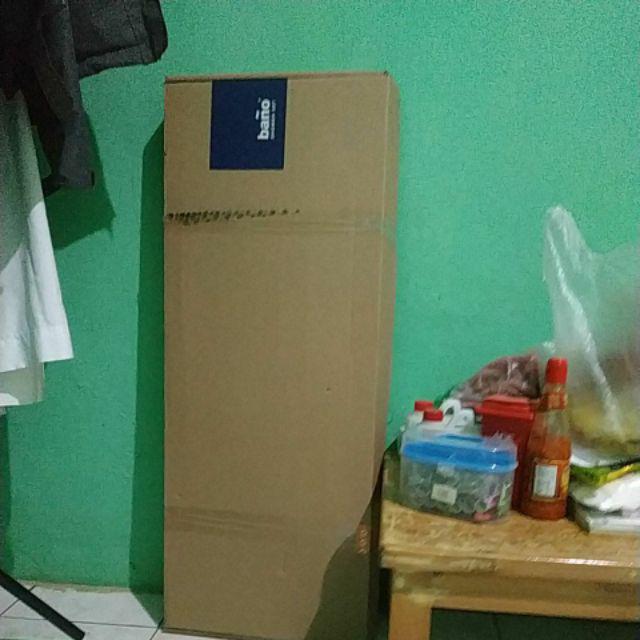 Paket Shower Tiang Set Coulomn Stainless Bulat Bano + Kran Cabang