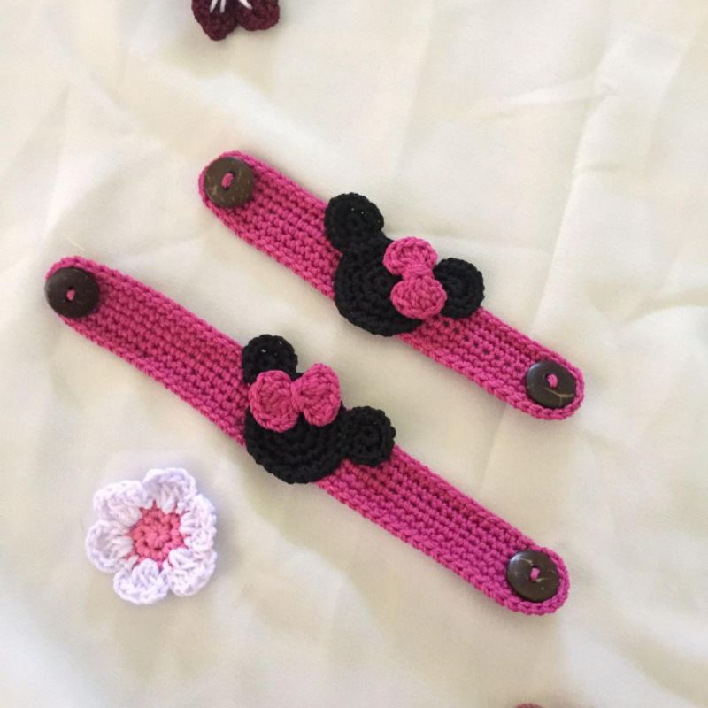 konektor masker mickey / minie mouse