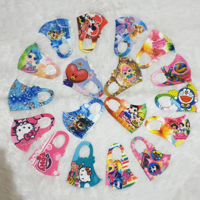 Masker Scuba Premium Motif Anak