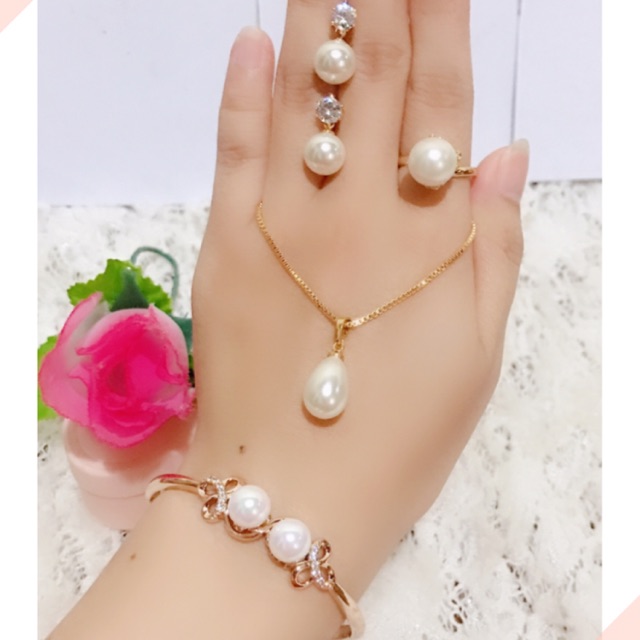 set mutiara gelang mutiara cantik 88
