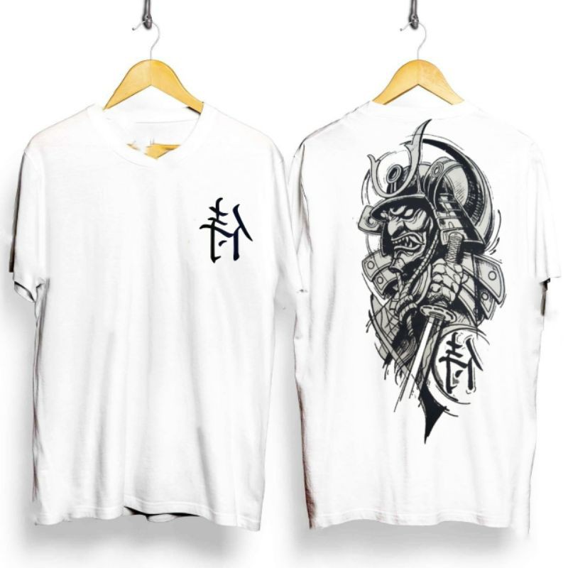 Kaos distro samurai jepang/Kaos samurai jepang/kaos Busido/kaos gambar samurai jepang/kaos samurai