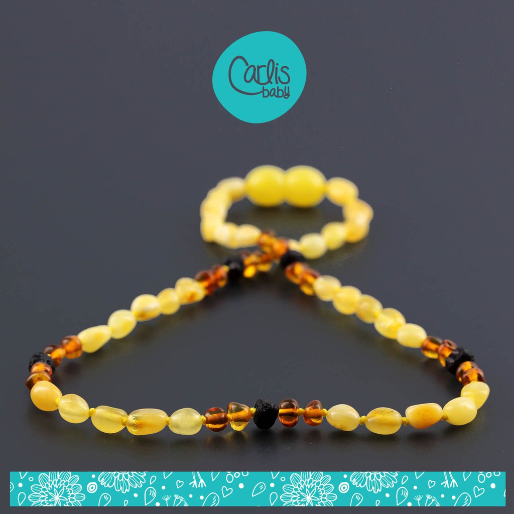 CE157 Kalung Amber Tumbuh Gigi Bayi By Carlis Baby