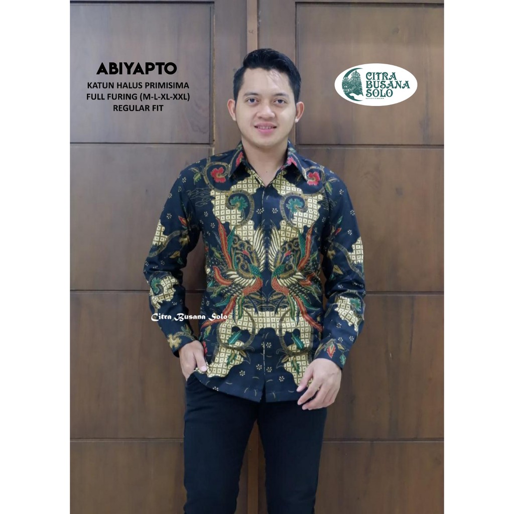 ABIYAPTO CABUT Batik Pria Full Furing Bahan Katun Cabut Primisima