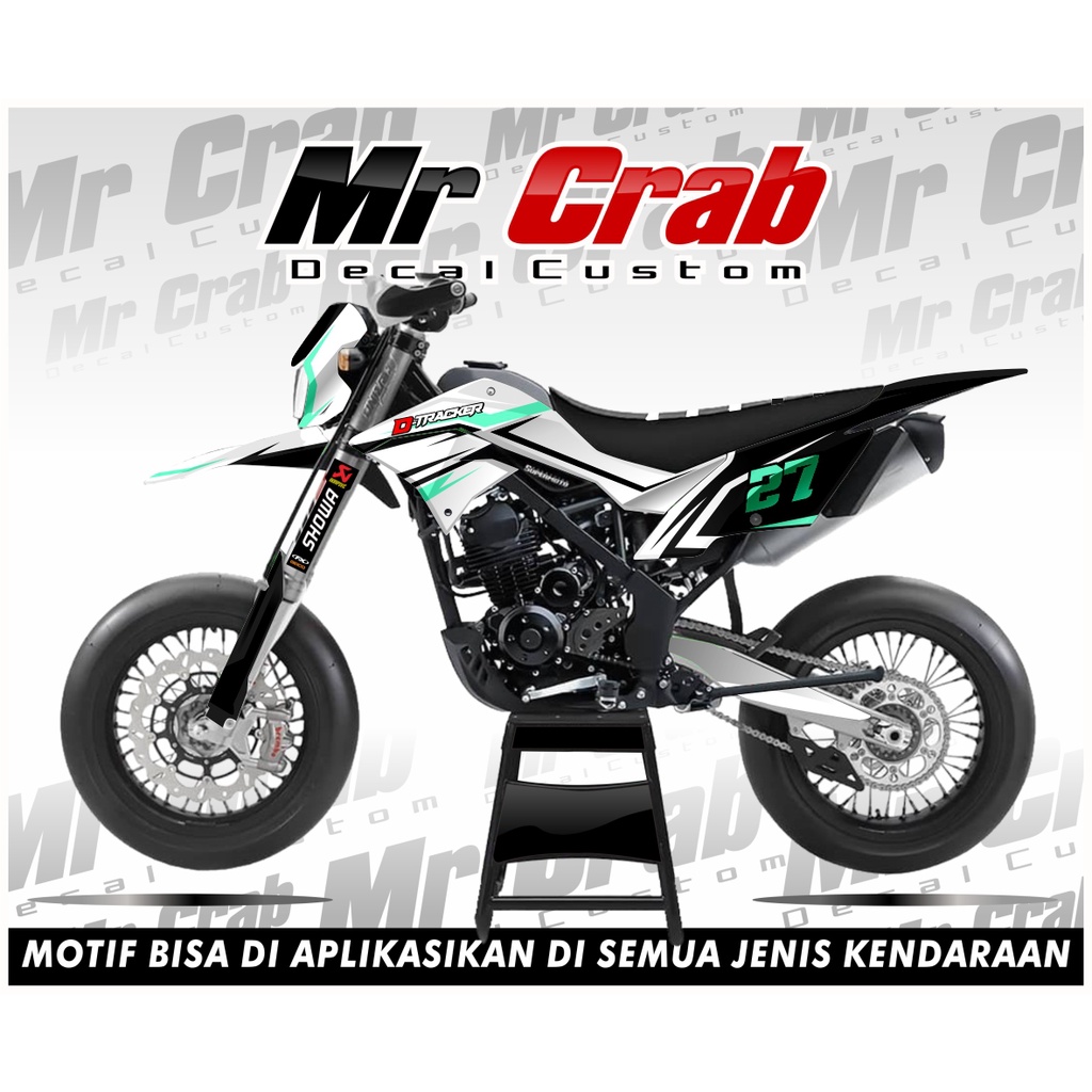 Decal Stiker Klx D-tracker full body Tosca / SUPERMOTO KEREN