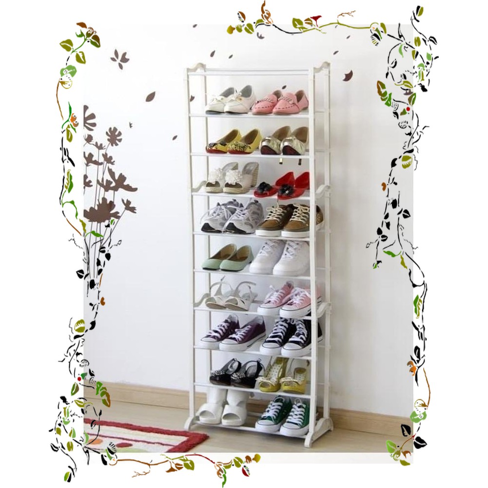 Unik Amazing Shoes Rack 10tingkat Rak Sepatu Ajaib White Diskon Shopee Indonesia