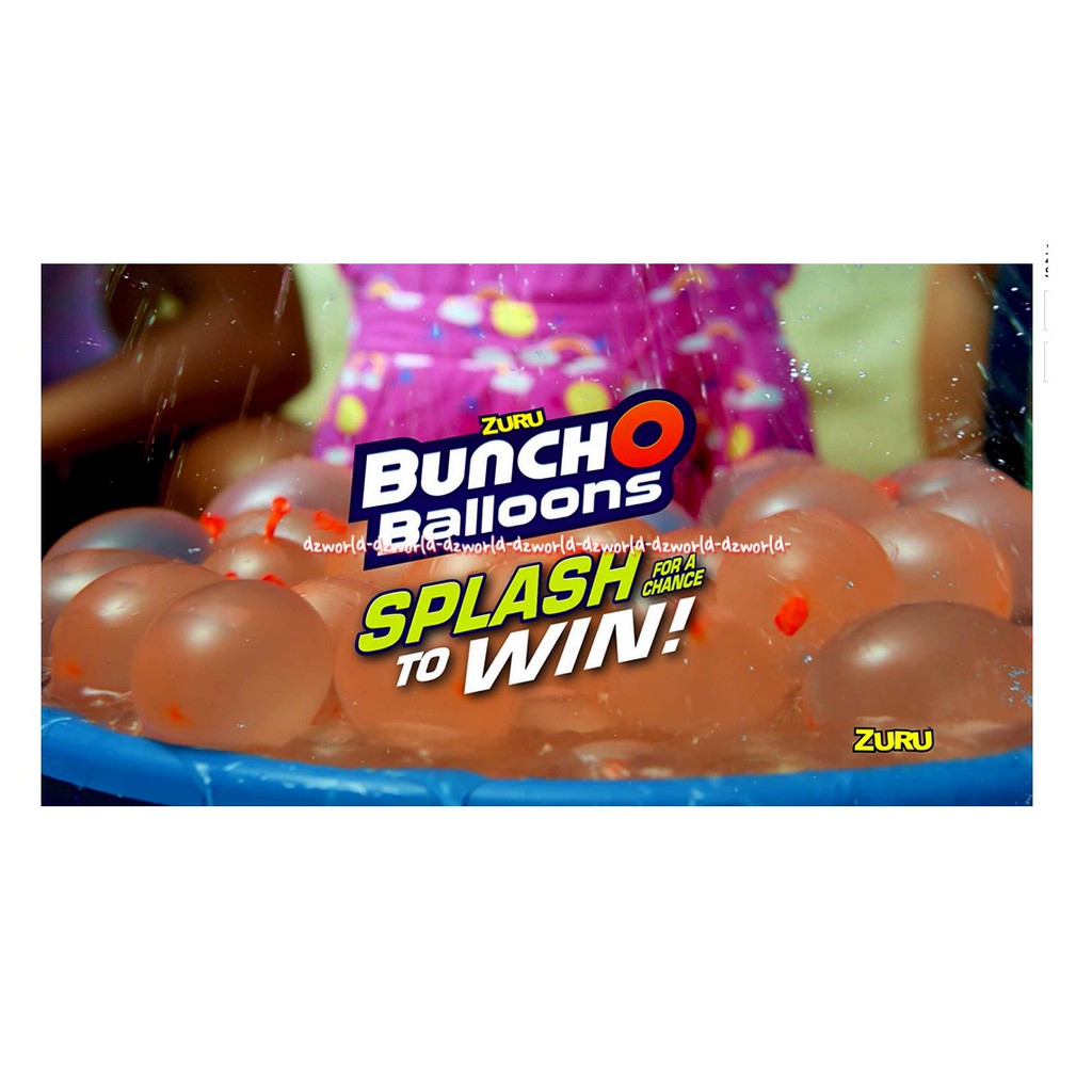 Zuru Buncho Ballons 100Water Ballon Air Mainan Anak