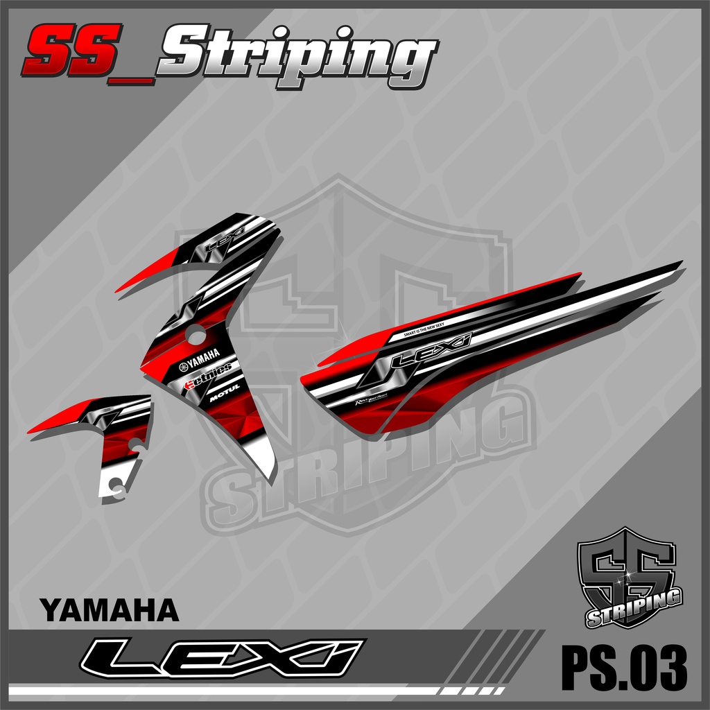 Sticker Striping List Variasi LEXI - Striping LEXI. PS.003