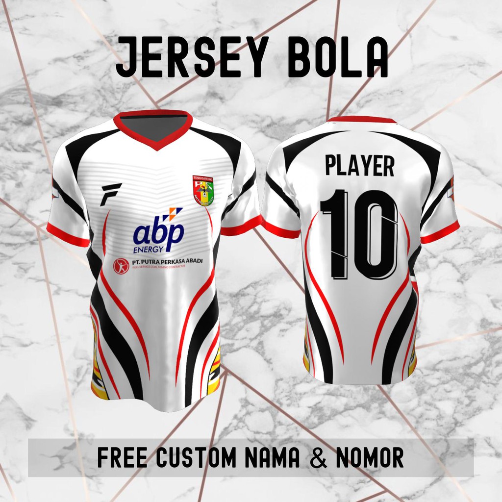 Jersey Mitra Kukar Tenggarong Klub Bola Baju Kaos Custom Nama dan Nomor Punggung - 535