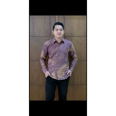 KEMEJA BATIK SAPUTRA UNGU