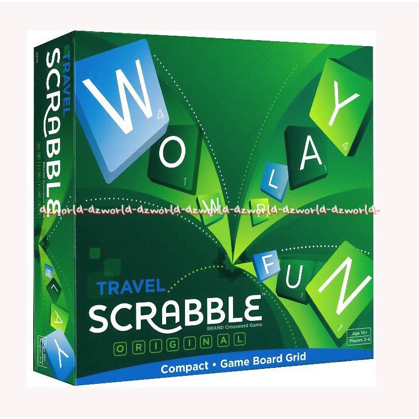 Travel Scrabble Original Mainan Tebak Kata Skrebble Susun Kata Edukasi Untuk Menemani Saat Treveling