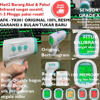 Thermometer infrared AFK Medis BERGARANSI! Thermo Gun Termometer tembak