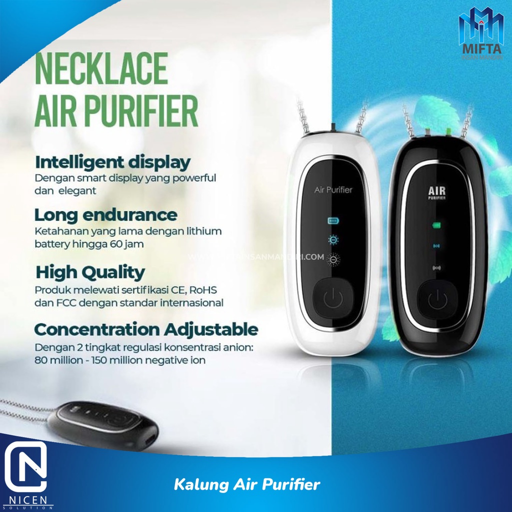 KALUNG AIR PURIFIER PORTABLE / NICEN KALUNG AIR PURIFIER / AIR PURIFER