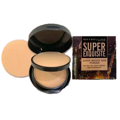 (COD) Bedak Maybelline Super Exquisite 2 in 1 Bedak Padat &amp; Basah - Bedak Glowing Maybelline Super Exquisite 2 in 1 Padat &amp; Basah