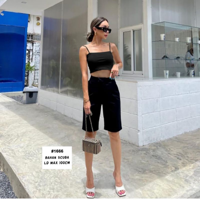 Stelan celana Korea 1666 import stelan wanita terbaru stelan wanita kekinian
