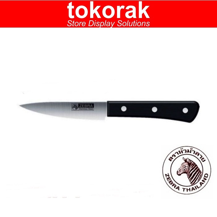 ZEBRA UTILITY KNIFE 5 INCH 100291 - PISAU DAPUR STAINLESS