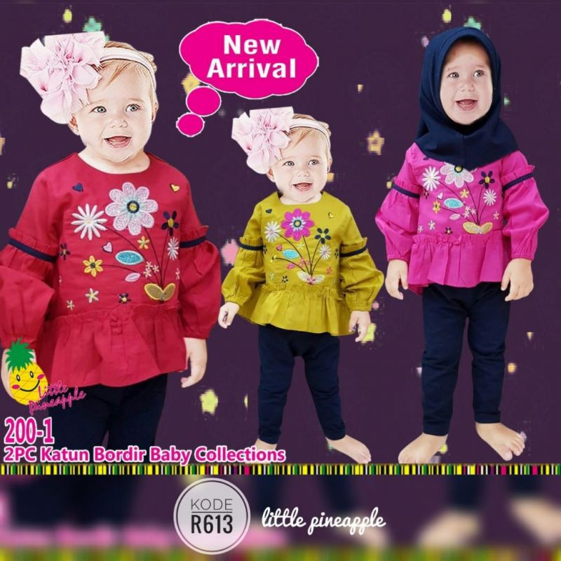 Little Pineapple Set Muslim Anak bayi / muslim 1 tahun