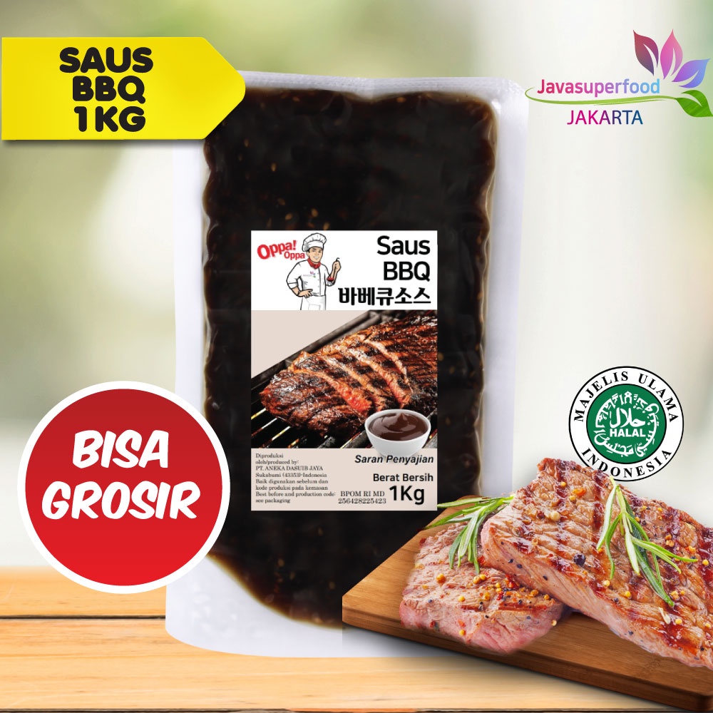 [HALAL] Saus BBQ korea 1KG / Sauce daging BBQ STEAK.