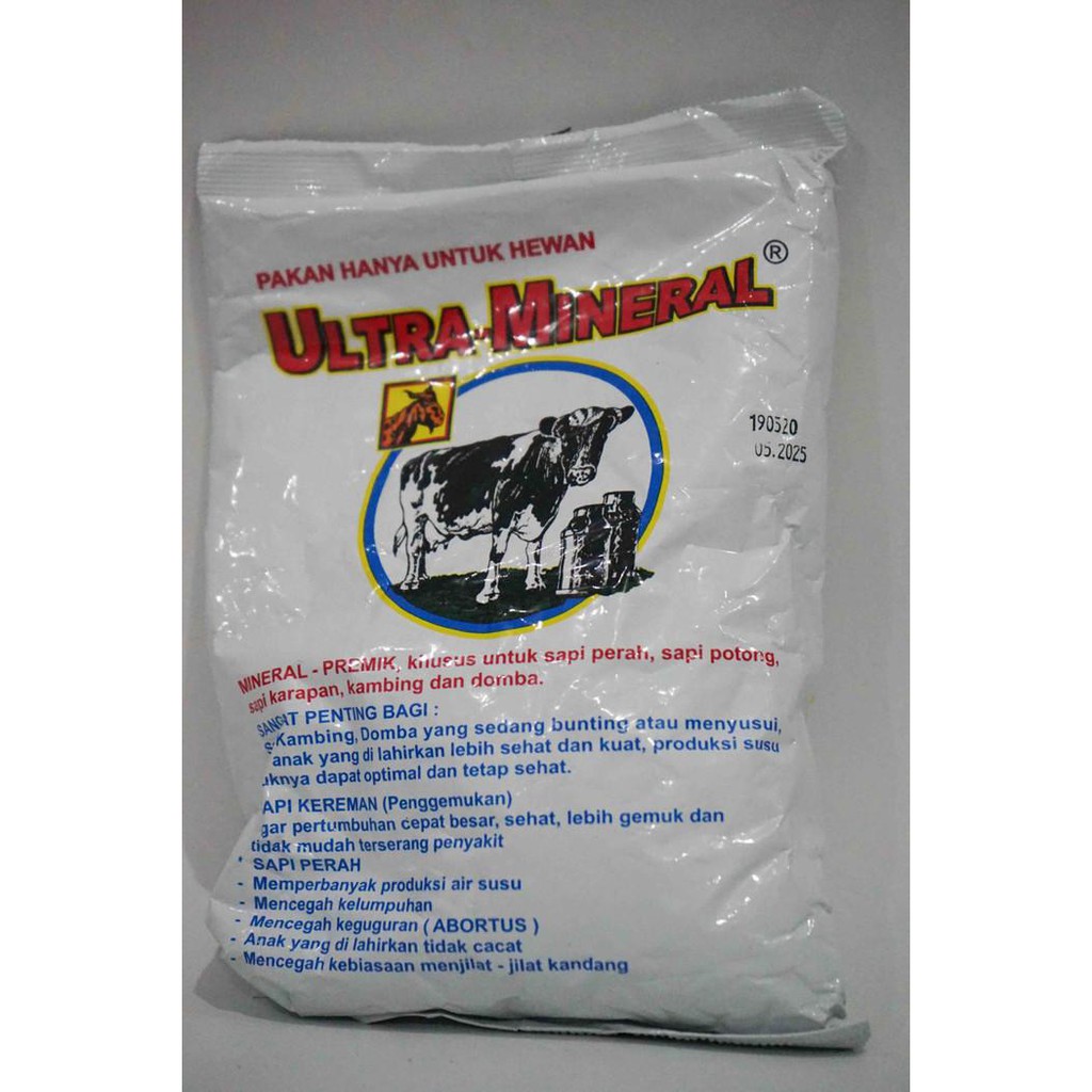 ULTRA MINERAL  / PREMIX/MINERAL SAPI,KAMBING,DOMBA Eka Farma /VITAMIN TERNAK