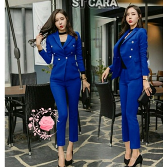 Set Blazer Wanita Terbaru 2022 Model Setelan Kondangan Bahan Scuba Kekinian Setelan Blazer Zara B