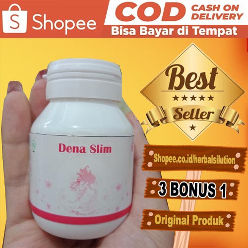 AMPUH DENA SLIM ASLI - DENA SLIM ORIGINAL OBAT PELANGSING ALAMI DIET PENURUN BERAT BADAN