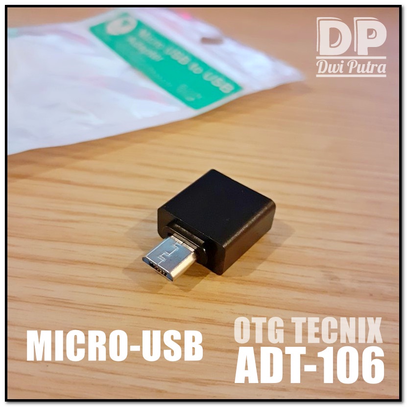 USB OTG TECNIX ADT-106 MICRO-USB // ADAPTER USB 2.0 TO MICRO USB // BUTTON ON-THE-GO
