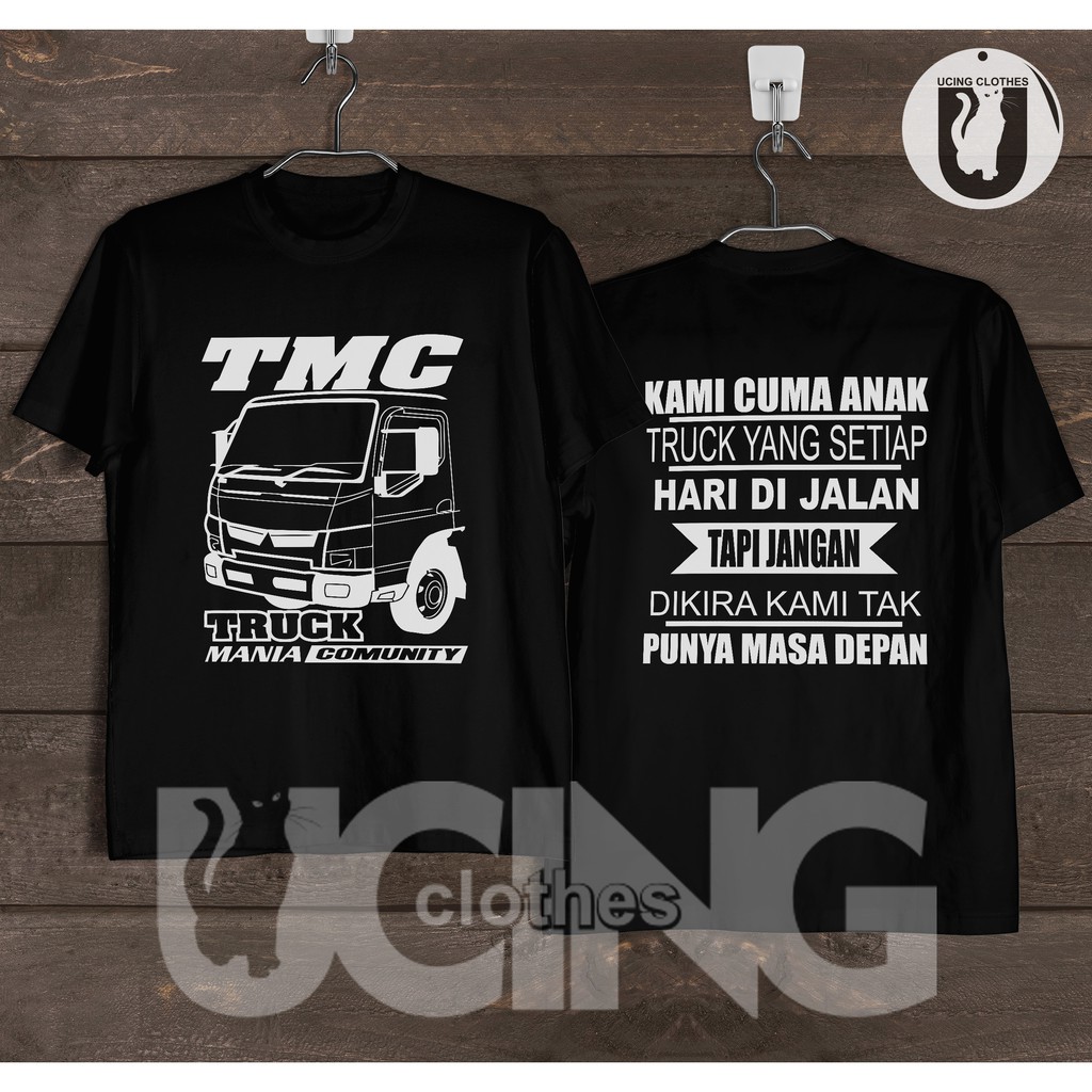 Kaos Baju Truk Mania Community Dengan Kata V2 Kaos Komunitas Truk Shopee Indonesia