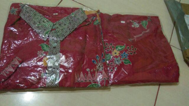 Batik Couple 240 Sarimbit Pasangan Wanita Maxi Dress Star Katun Seragam Keluarga