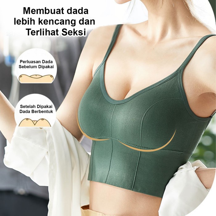 BH Wanita BusaSport Bra Bh Wanita Olahraga Senam Gym Fitness Alsize tanpa kawat