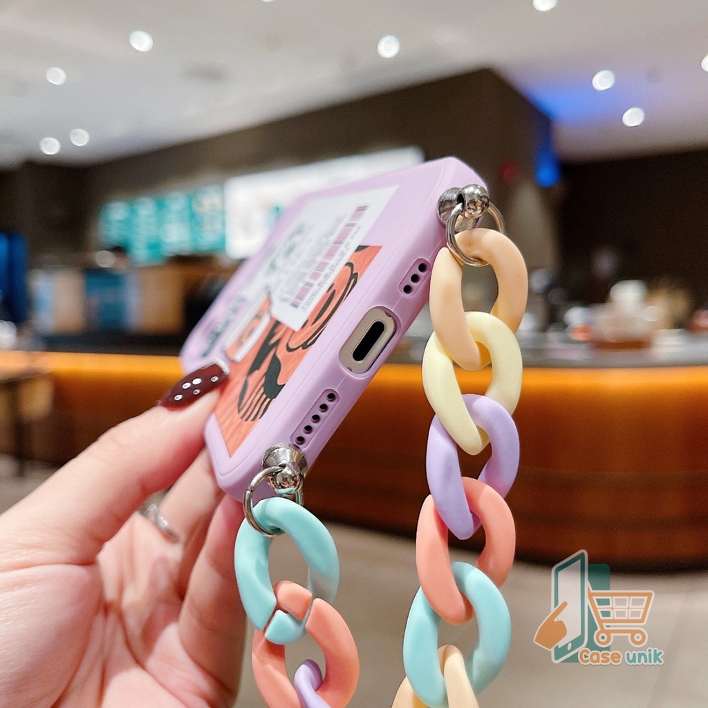 GL001 SOFTCASE SLING RANTAI OPPO F11 A15 A15S A16 A17K A17 A37 NEO 9 A57 A39 A71 A83 A9 A5 A92 A52 A53 A33 A54 A74 A77S A57 2022 CS3613