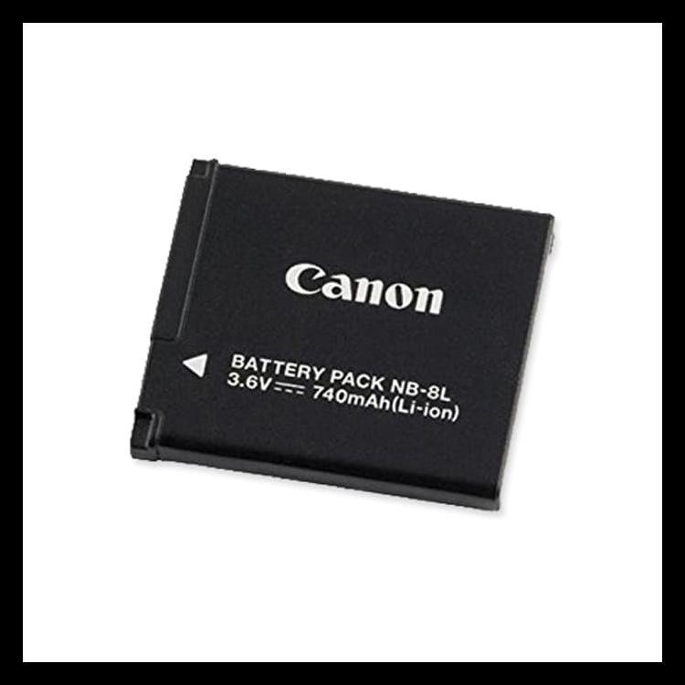 TERMURAH BATTERY CANON NB-8L 3.6V 740MAH ORIGINAL 100%