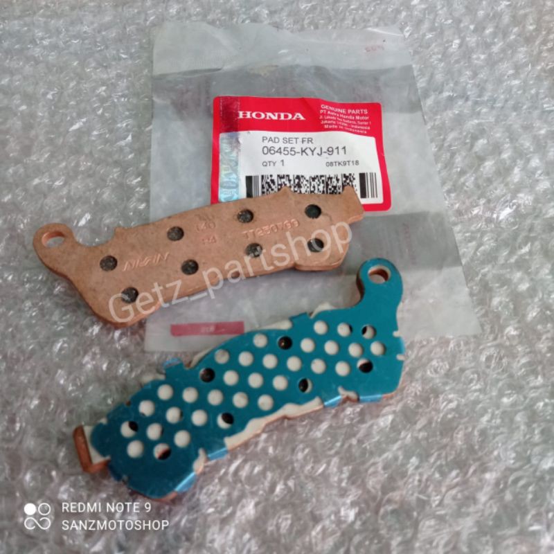 Kampas Rem Depan, Pad Set Fr Honda CBR 250R CBU ABS 06455-KYJ-911