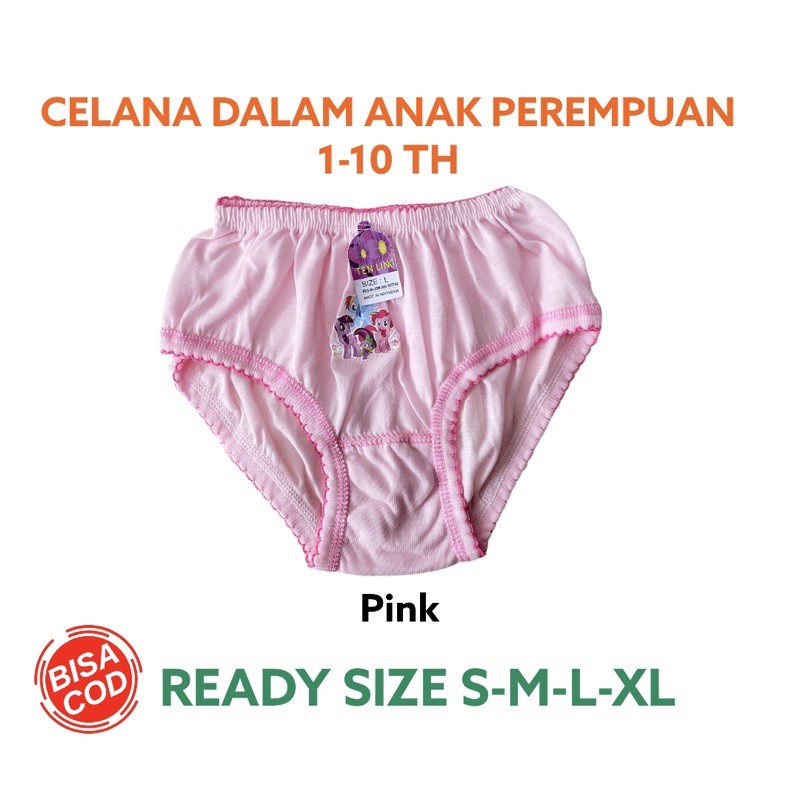 Cd Celana Dalam Anak Perempuan Cewek Katun 1 - 10 Tahun Sempak Anak Kancut Anak Cawet Anak Celana Dalam Anak Bayi Katun Adem