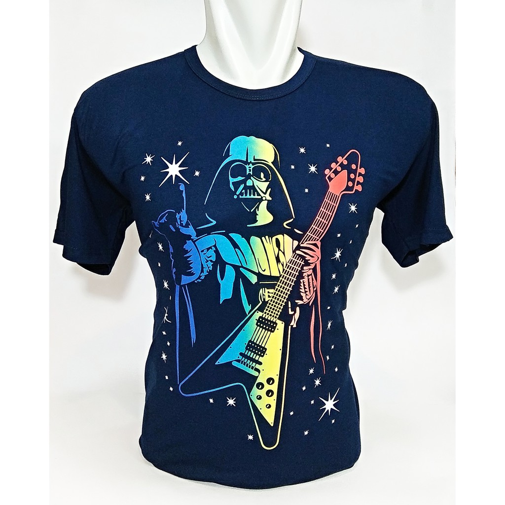 Kaos Baju Star Wars Darth Vader Gitar Warna Tshirt Superhero Rhymes Import