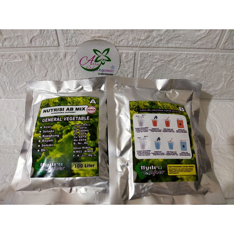Nutrisi AB mix/AB mix premium/nutrisi hidroponik/AB mix sayur
