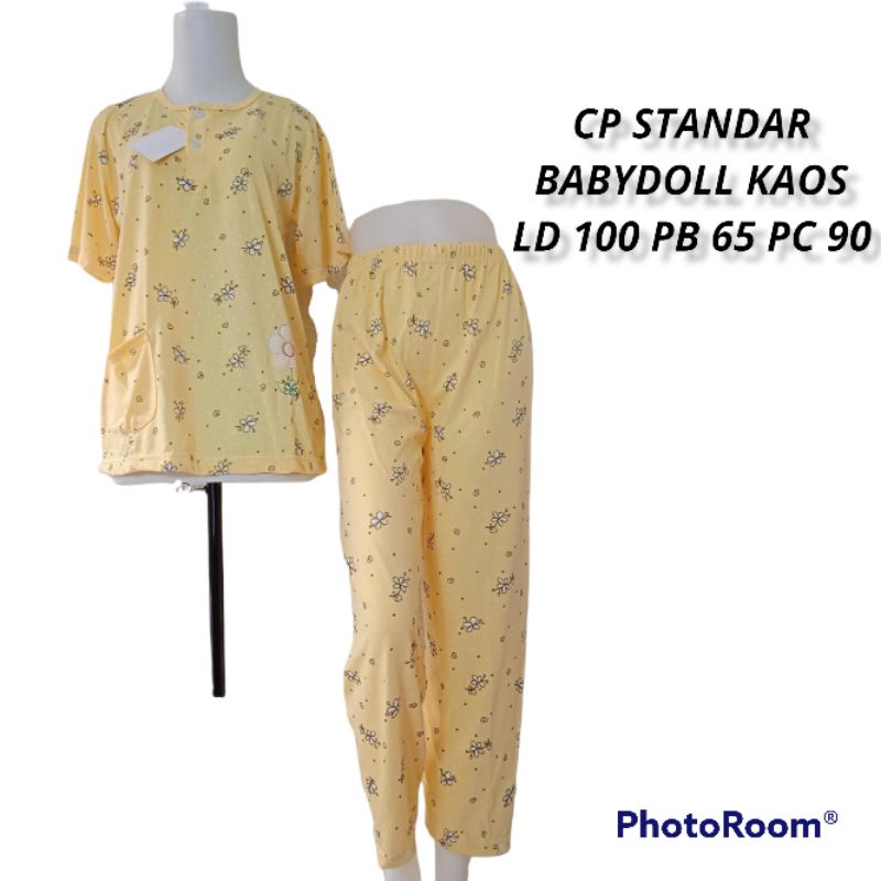 BABYDOLL KAOS/BABYDOLL ABG DEWASA/BAJU TIDUR KAOS STANDAR