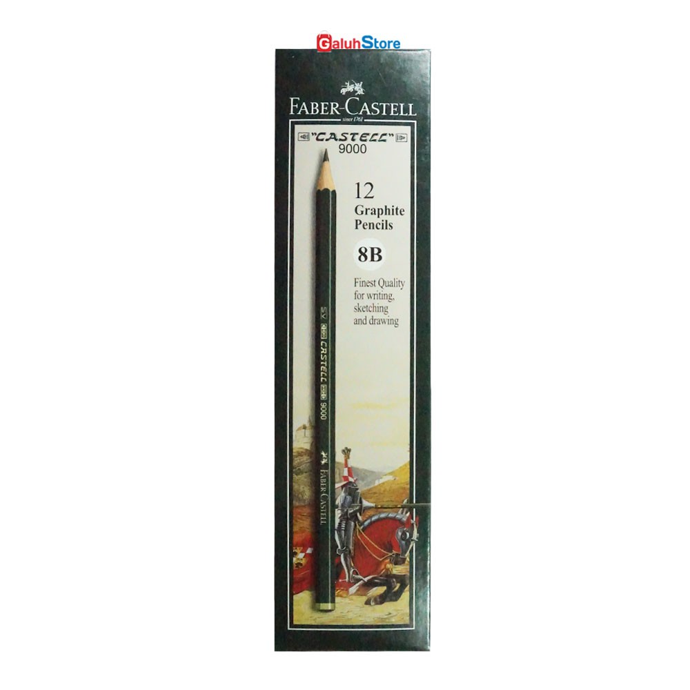 

Faber Castell Pensil Castell 9000 8B 1 Box (12 Pcs)