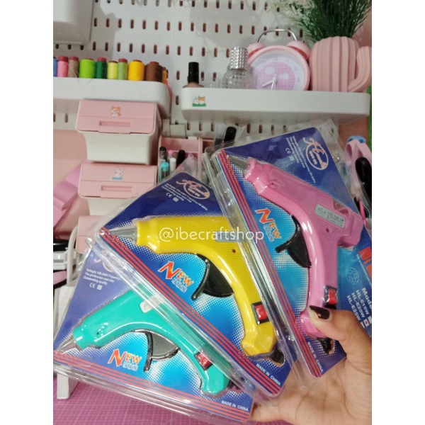 Glue Gun/ Lem tembak pink 20 watt