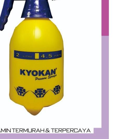 ✲ Sprayer 2 Liter Semprotan Tanaman Burung Tekanan Air Pompa Pressure Spray Jet Kyokan, Violet, Scar