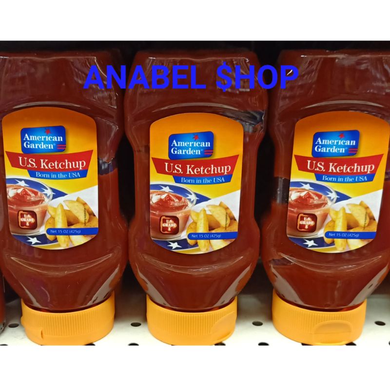 

American Garden U.S. Ketchup Saus Tomat Tomato Sauce 425gr